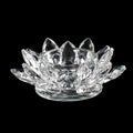 MH-H00103 Wholesale Party Decorations Crystal Lotus Flower Votive Candle Holder