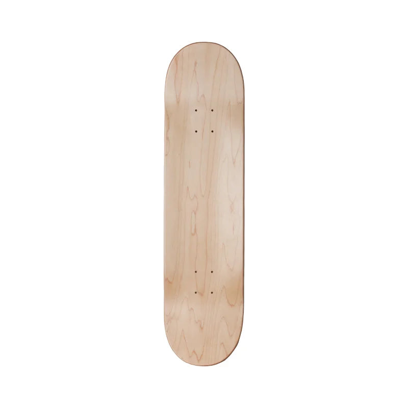 China Manufacturer Pro Skateboard Deck 7 Ply Canadian Maple Eepoxy Glue Double Rocker