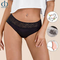 Wholesales 4 Layers Designer Mesh LeakProof Women Physiological Period Underwear Waterproof Briefs Period Menstrual Panties