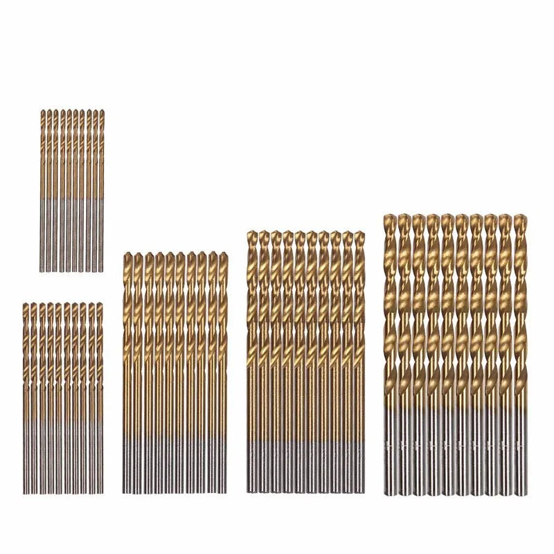 Factory Price 50PCS Drill Bits 1-3mm High Speed Steel Drill Bits Set Tool 1/1.5/2/2.5/3mm Stainless Steel Power Tools