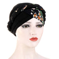 26 Colors New Flower Women Muslim Stretch Islamic Under Scarf Head Wrap Print Inner Hijab