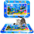 Thickened Water Sensory Cat Play Mat Fish Design Interactive Water Sensor Pet Mat for Indoor Cat Entertainment
