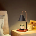 2024 Top Seller Electric Flameless Candle Warmer Lamp Eco Friendly Wooden Base 10 Wax Melts Custom Logo