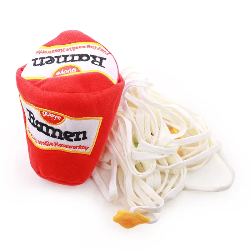Custom Pet Hand-Pulled Noodle Sniffing Toy General Soft Safe Educational Toys for Cats Dogs