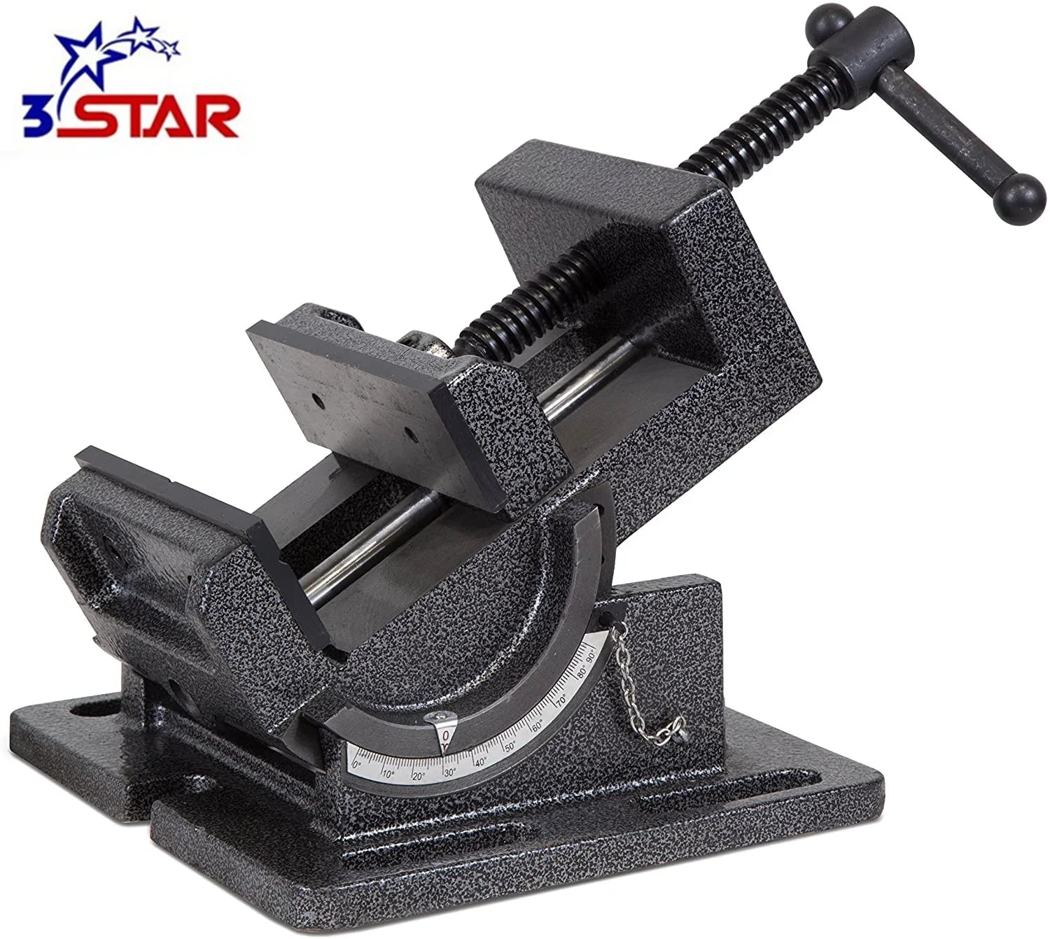 4 Inch Industrial Strength Benchtop and Drill Press Tilting Angle Vise