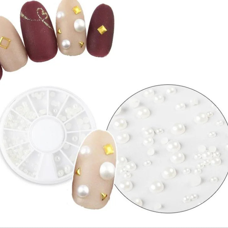 Premium Professional Nail Art Decorations with Rhinestones Crystals Diamonds Jewelry Stone Gems Supply in Plastic Box