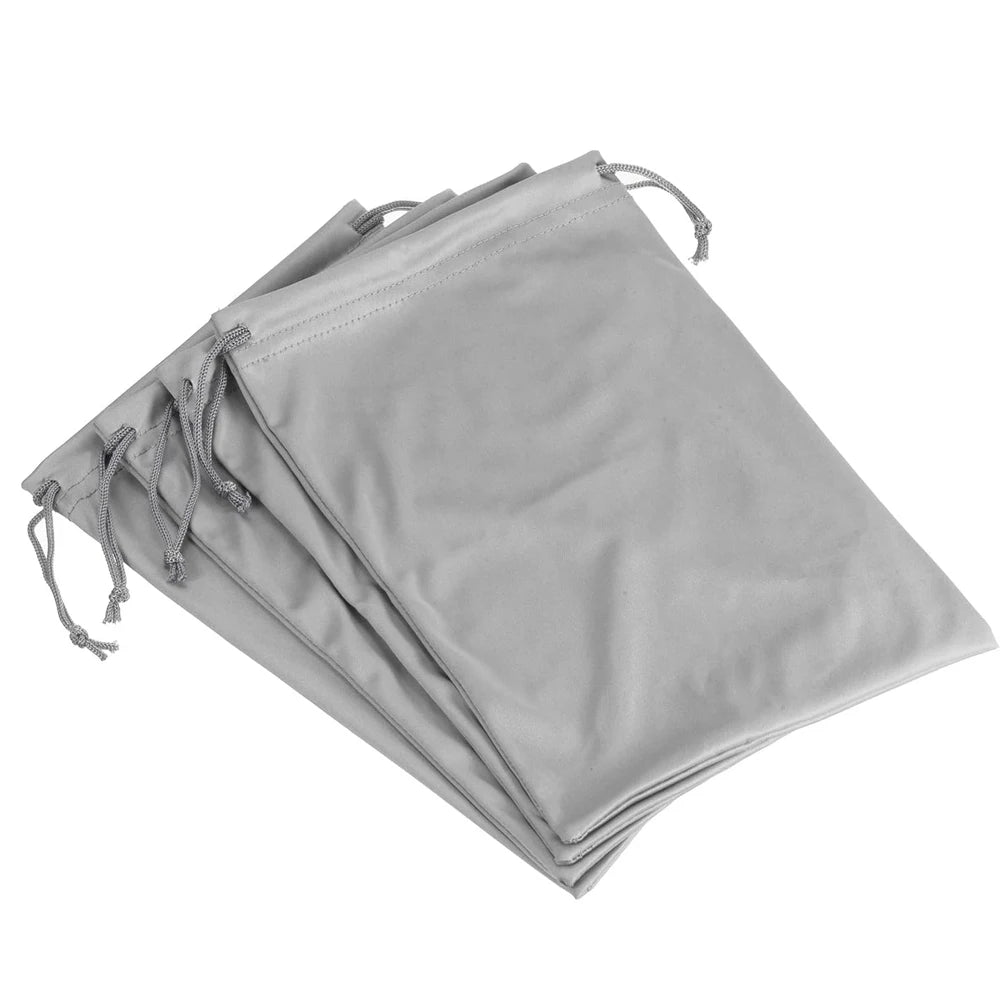 Microfiber Sunglasses Pouch Bulk Drawstring Ski Goggle Bag Soft Protective Storage Case for Eyeglasses