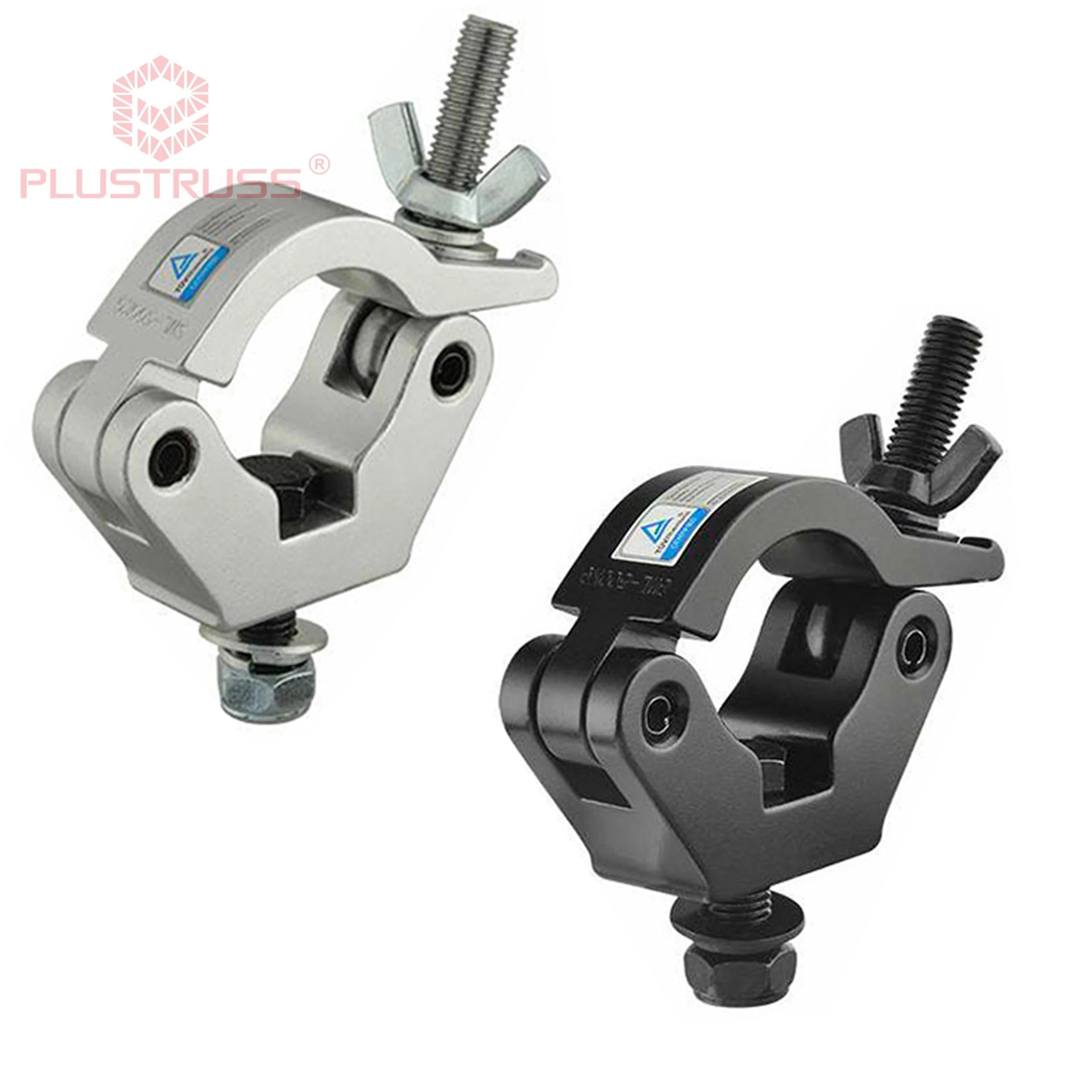 Tube 48-51mm Load 500kg Pipe Clamp Truss Hook Aluminum Stage Lighting Truss Clamp Hook X-Narrow Clamp G5004(500)
