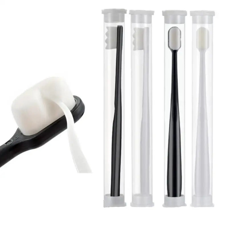 LULA 10000 Floss Bristles Eco Micro Nano Ultra Soft-bristled Adult Toothbrush for Sensitive Teeth Oral Gum Recession