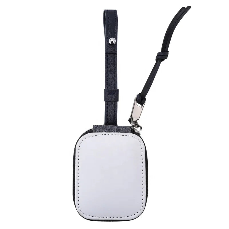 Personalized Canvas Earbuds Earphone Case Heat Press Blanks Sublimation case for Air Pods