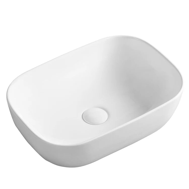 Hot Sale High Quality Rectangular Ceramic Bathroom Sink Wash Basin With Export Standard