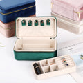 Wholesale Custom Small Velvet Jewelry Box Organizer Travel Ring Earring Necklace Jewelry Packaging Luxury Jewelry Gift Box