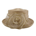 New Design Flat Top Popular Lady Wedding Hats Female Fancy Church Hat Wholesale