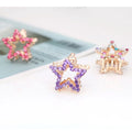 SongMay INS Hot Selling Cute Star Heart Crystal Hair Clip for Girl Hair Accessories for Women Hairbraid Clip