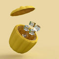 HY Funny Shape Pumpkin Ice Bucket Plastic for Ice Cube Maker MegaBDM