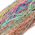 6mm Cubic Square Natural Stone Beads for Jewelry Making