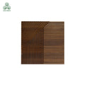 MuMu Design  Luxury  Wholesale Spot Geometric Chaotic Shape Interior Decoration Solid Wood Wall Panel