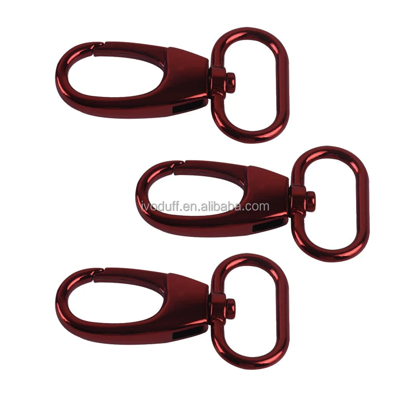 Metal Bags Strap Buckles Accessories Keychain Carabiner Lobster Clasp Swivel Snap Hook
