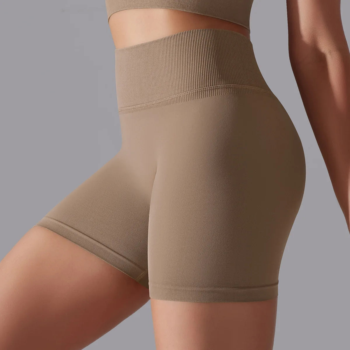 Custom Logo Women Gym Sport Wear Fitness Workout Seamless Yoga Pants Scrunch Butt Lift Leggings Yoga Shorts
