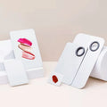 Low Moq Private Logo Rectangle Stainless Steel Mixing Palette Make up Palette for Nails