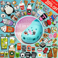2025 Wholesale Supplier Popular Vendor 2D Pvc Custom Logo Shoe Accessories Coffee Drink Food Snack Shoe Charms Buckle Clip