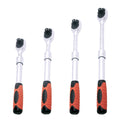 YUHANG 1/4-Inch Chrome Vanadium Steel Quick-Release Reversible CR-V Ratchet 72-Tooth Extendable Flexible Gear DIY Grade