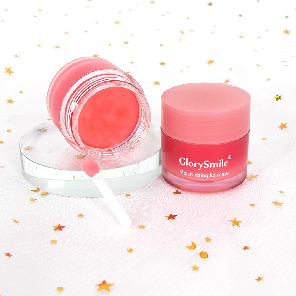 OEM Popular Design Lip Sleeping Mask MUD Vegan Moisturizer Anti-Wrinkle Pink 20g Overnight