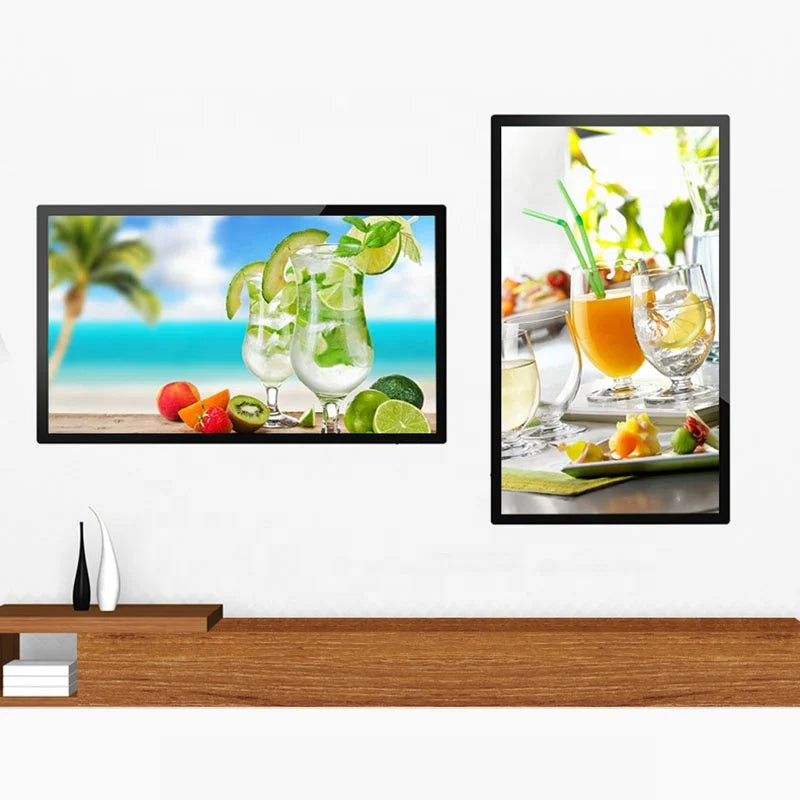 32-55 Inch Indoor Wall Mount Touchscreen LCD Display Media Player for Video Advertising Shopping Mall Use SDK Supported