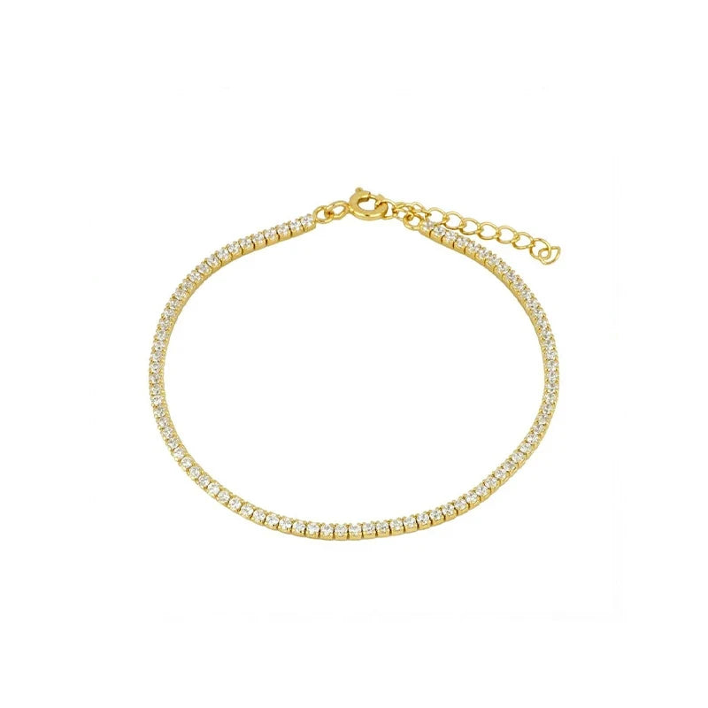ROXI Minimalist Classic Jewelry Fashion Charming 925 Sterling Silver Tennis Bracelet