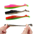 SNEDA Wholesale 5.5cm/1.6g 6pcs TPR Soft Bait Lure Artificial Soft Worm Fishing Lure for Ocean Boat Fishing