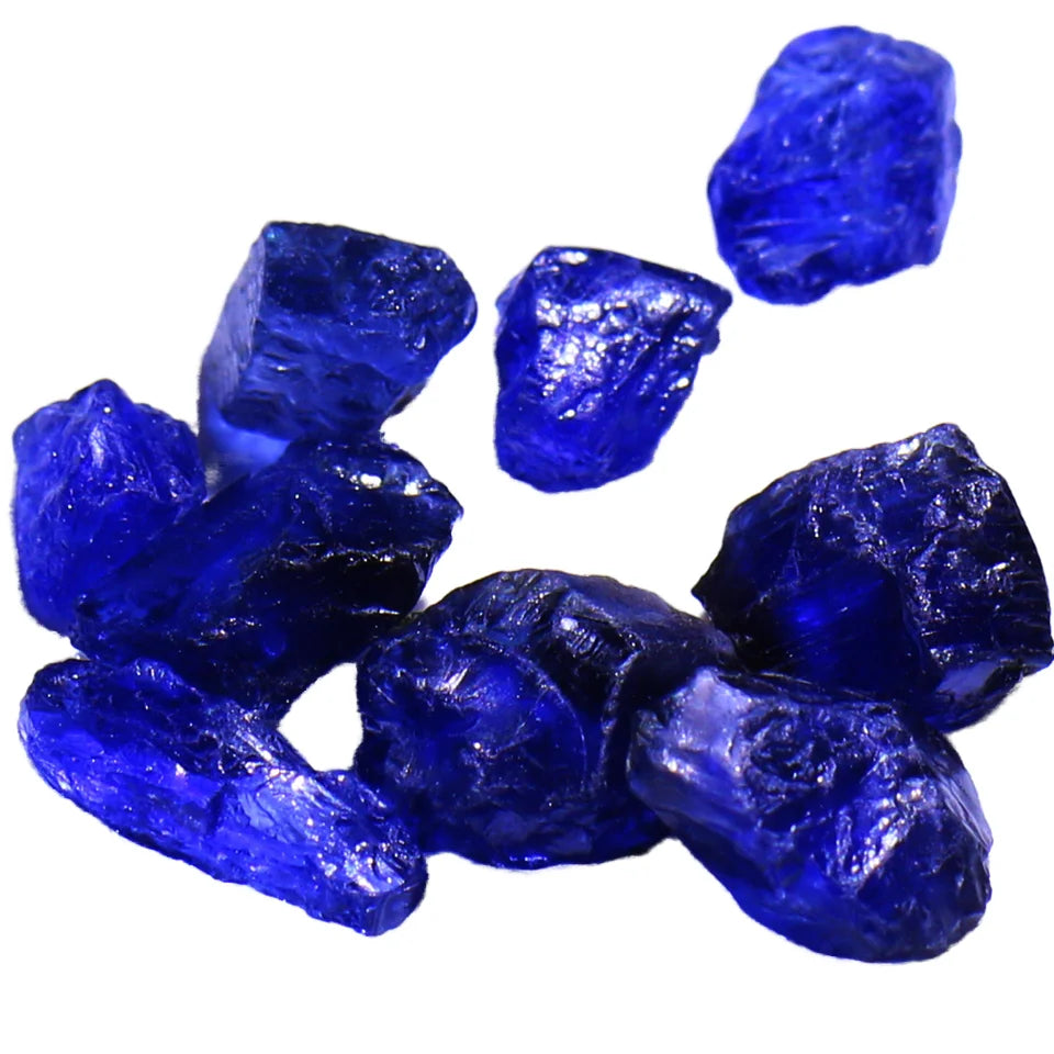 Sri Lanka High Quality Natural Blue Sapphire Rough Gemstone Small Loose Gems