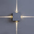 Modern Design Room Decoration Simple Aluminum Sconce Lighting Outdoor 4 Beams Cross Wall Light