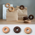 Nordic Natural Wooden Donut Sealing Clip Creative Decoration Folder Household Food Snack Packing Bag Kitchen Gadgets Clip