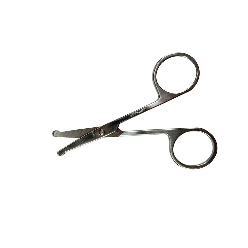 SBelle New Item Straight Blade Sharp Tip Stainless Steel Eyebrow Scissors Beauty Care Tool Cuticle Scissors