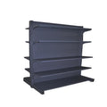 Light Duty Single-Sided Supermarket Cosmetic Shelves Metallic Display Rack for Shopping Malls