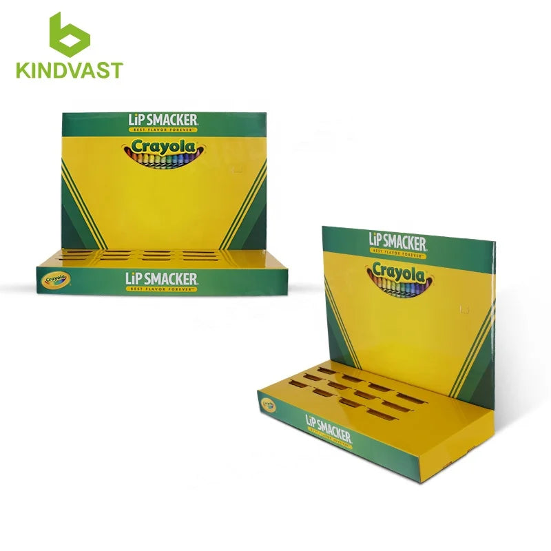 Custom Retail Cardboard Counter Top Display Stationery Store Display Stands for Pen