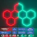 Waterproof Remote Control Nightclub Hexagon Lighting Custom Ceiling Rgb Light