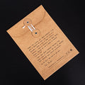 Envelope Printed Custom Kraft Paper Envelope with Button and String