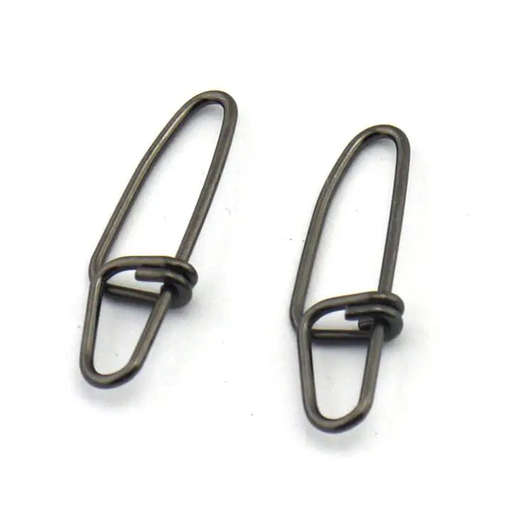 Double Clasp Snap Swivel Pin Carp Fishing Tackle Accessories 1000pcs Per Bag