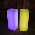 Hot Sale Color Furniture Illuminated Square Led Cocktail Table