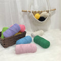 3mm Colored Carded Cotton Yarn Soft Cotton Rope for DIY Handicraft Weaving Tapestry Knitting Decorative Binding or Crafting