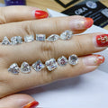 D VVS Fancy Shape Loose  Moissanite  Radiant Emerald Asscher Heart Pear Shape with GRA Certificate for Jewelry Making