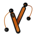 2022 LCD Huaye Digital Electronic Smart Jump Rope Steel Wire 2-in-1 Cordless/Corded Dual Counter Calorie Tracker Customizable