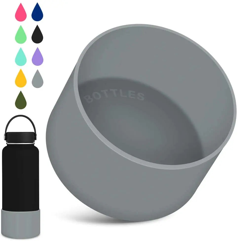 Protective Silicone Baby Bottle Sleeve Boot Sport Glass Water Bottles Cup Anti-Slip Bottom Cover Insulated Silicone Sleeve MegaBDM
