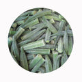 IQF Organic Greenhouse Sprout Cut Frozen Okra Bulk Packaged Grade a