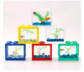 Acrylic Building Block Aquarium Small Ecological Fish tank Ornamental Shrimp tank Ecological Bottle Mini Fish Betta tank
