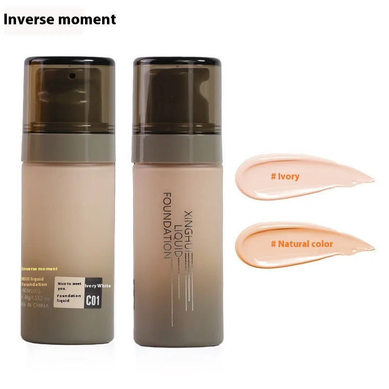 Natural Wear Foundation for Dry Skin Lightweight and Durable Cream Powder Liquid Mineral Makeup with Concealer Cosmetic Use