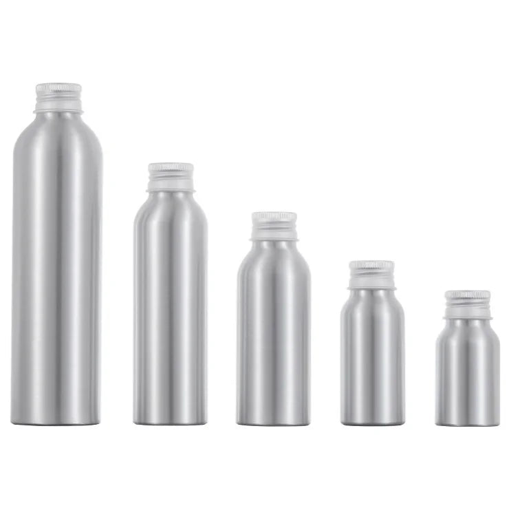 100ml 150ml 200ml 250ml 300ml 350ml Cosmetic Personal Care Aluminum Bottle Fine Mist Spray Cap Recyclable Material Screen