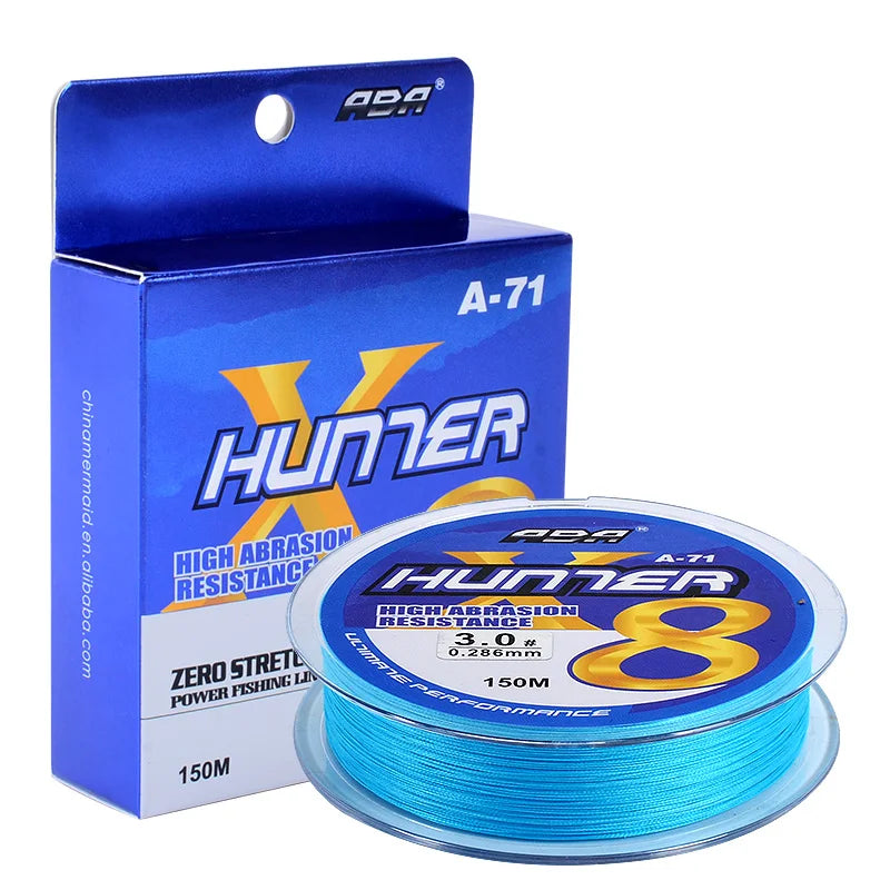 Super Abrasion Resistance 150m 8X Pe Fishing Multifilament Line MegaBDM