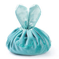 Women's Portable Velvet Mix Colors 61x50cm Soft Drawstring Cosmetic Organizer Makeup Bag for Hair Personal Care